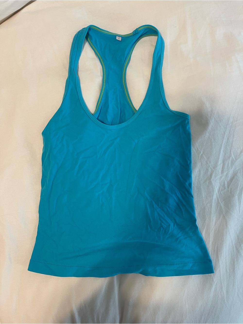 lululemon athletica Bright Teal Racerback Tank